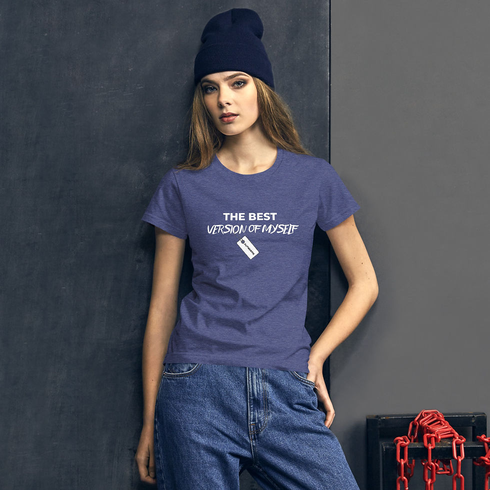 Thumbnail: The Best Version of Myself - Authentic Women's short sleeve t-shirt