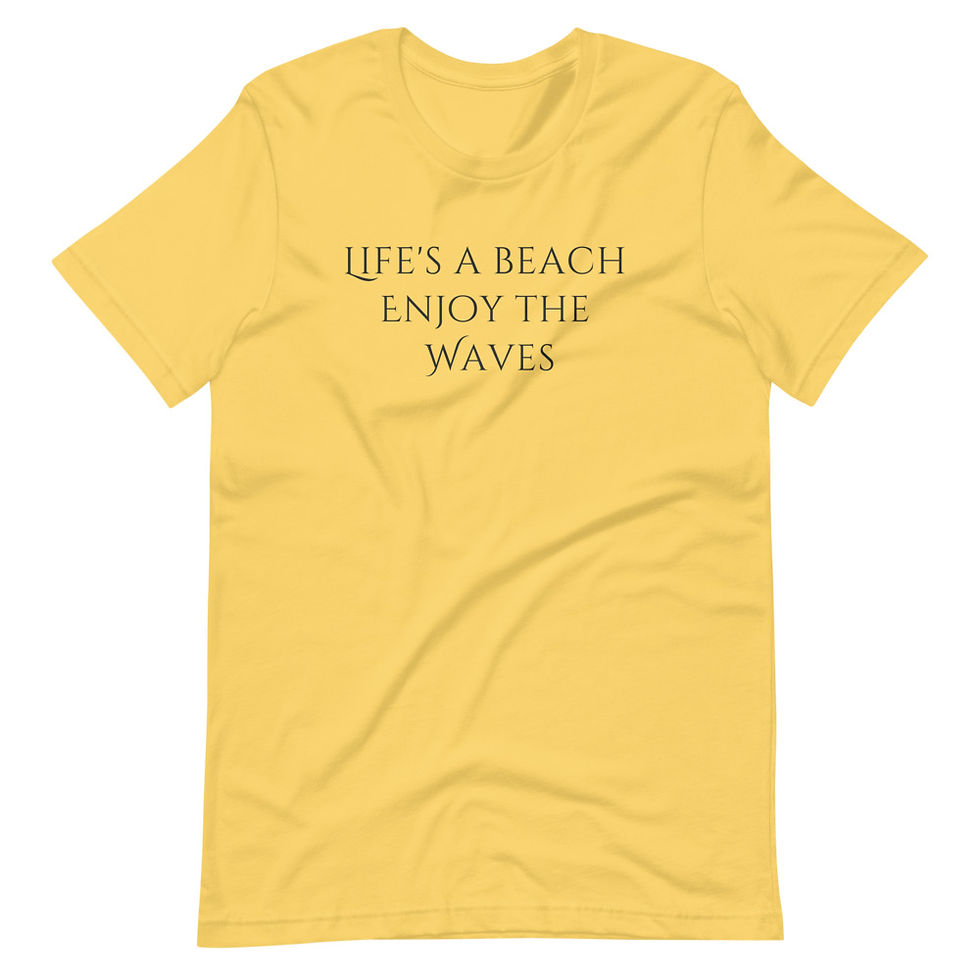 Thumbnail: Life's A Beach Enjoy The Waves Short-sleeve t-shirt
