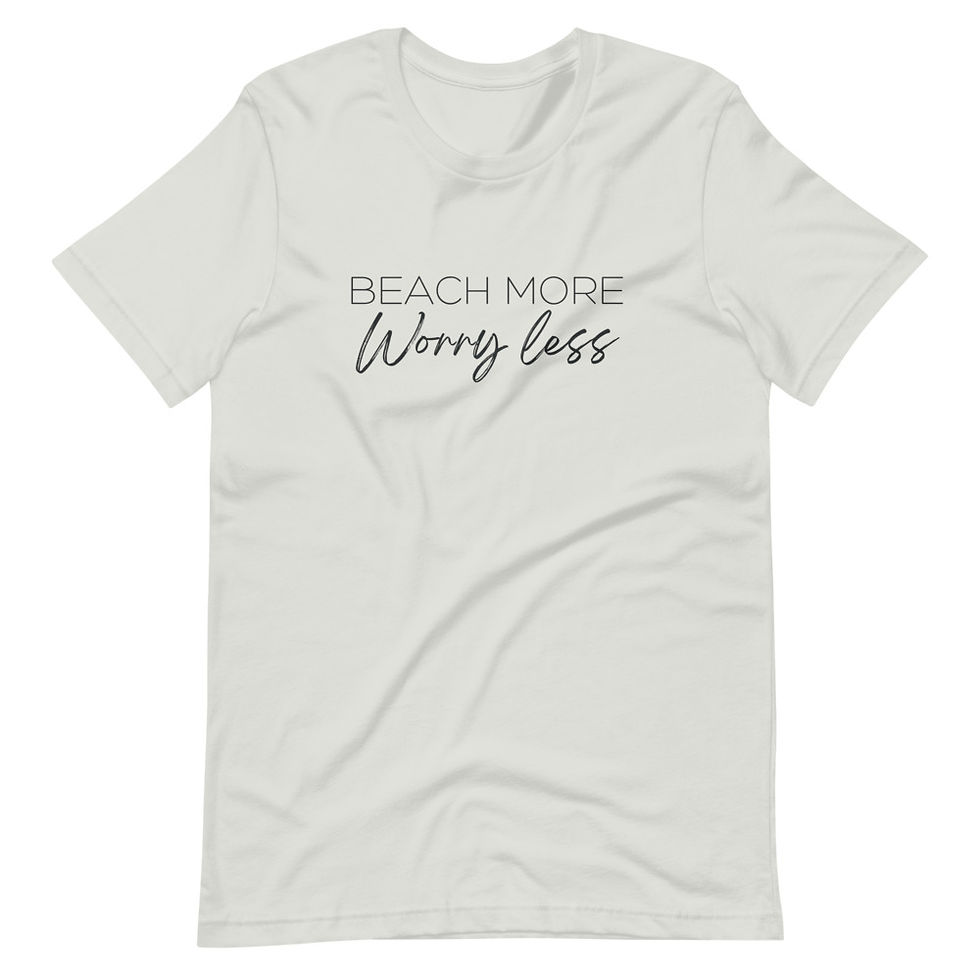 Thumbnail: Beach More Worry Less Short-sleeve t-shirt