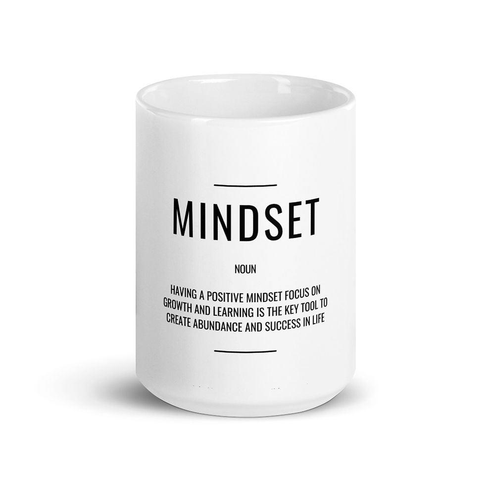 Thumbnail: Mindset White glossy mug