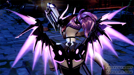 Overwatch Halloween Terror Gif, Mercy ( Imp Skin )