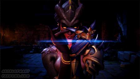Overwatch Halloween Terror Gif, Symmetra ( Dragon Skin )