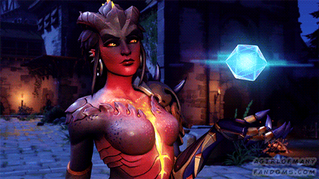 Overwatch Halloween Terror Gif, Symmetra ( Dragon Skin )