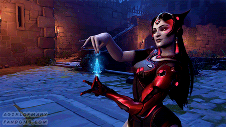 Overwatch Halloween Terror Gif, Symmetra ( Vampire Skin )