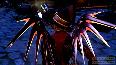 Overwatch Halloween Terror Gif, Mercy ( Witch Skin )