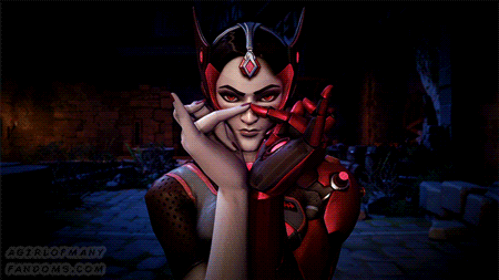 Overwatch Halloween Terror Gif, Symmetra ( Vampire Skin )