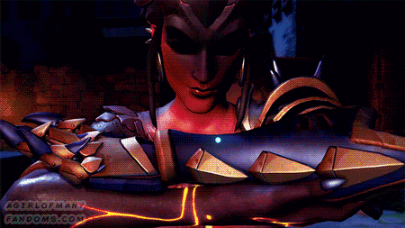 Overwatch Halloween Terror Gif, Symmetra ( Dragon Skin )