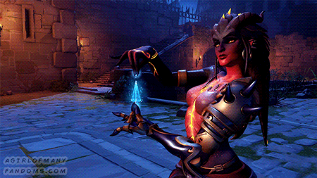 Overwatch Halloween Terror Gif, Symmetra ( Dragon Skin )