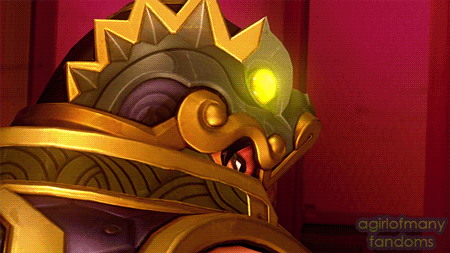 Overwatch Lunar New Year Gif, Zarya ( Xuanwu Skin )