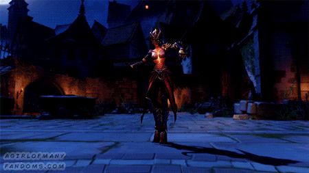 Overwatch Halloween Terror Gif, Symmetra ( Dragon Skin )