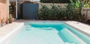 Fiberglass inground pool