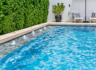 Fiberglass inground pool