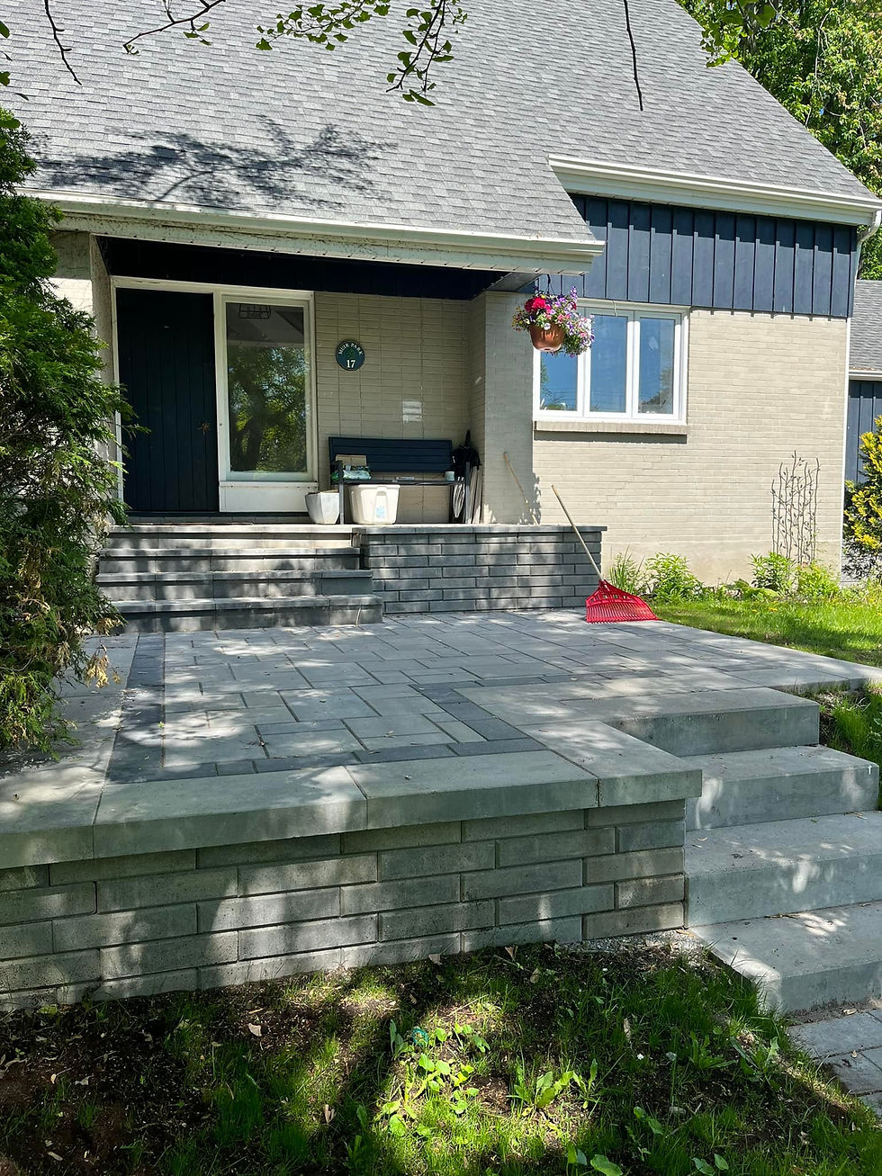we choose to work with high-quality pavers like Oaks and Techo Bloc because of their durability, design options, easy maintenance, and excellent warranties and customer support. By using these top-quality materials, we can ensure that our clients' outdoor spaces not only look beautiful but also stand the test of time.