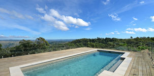 Fiberglass inground pool