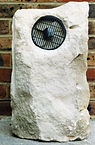 133 Electric Fan 30cm x 20cm x 53cm Stone