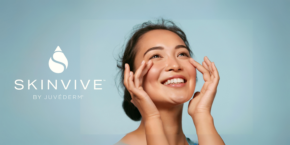 A happy lady with Skinvive Juvederm