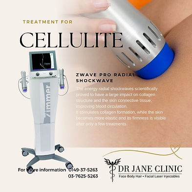 Cellulite treatment with Z Wave Pro Shockwave