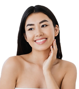 A smiling woman