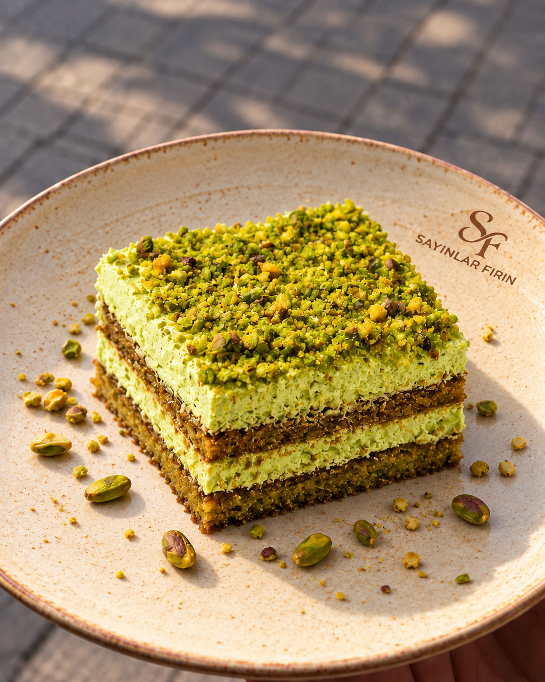 Rafine Şekersiz Antep Fıstıklı Tiramisu