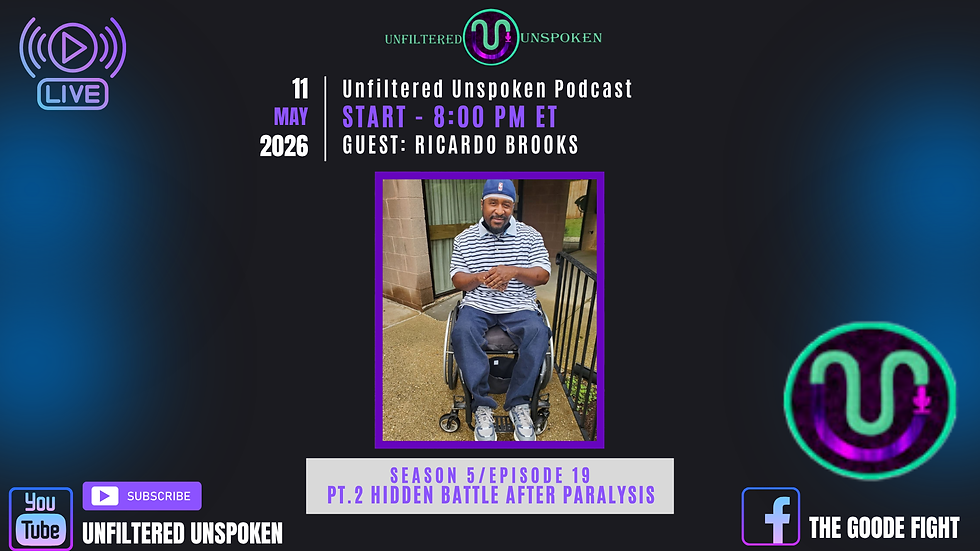 Season 5/Episode 19 | Pt.2 Hidden Battle After Paralysis | Ricardo Brooks