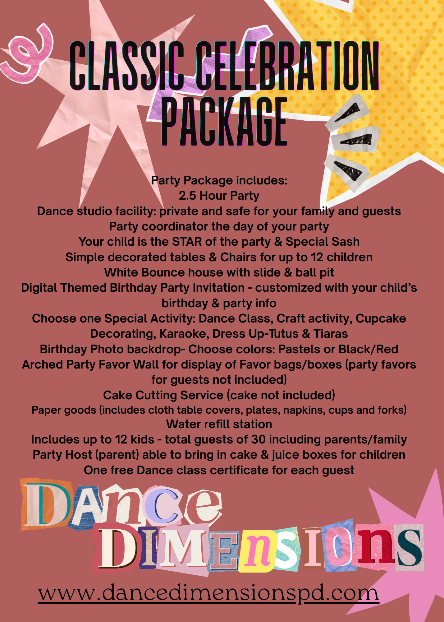 Classic Celebration Birthday Party