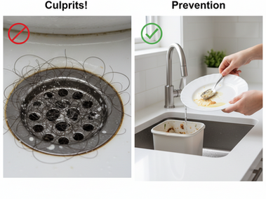 How to prevent blocked drains