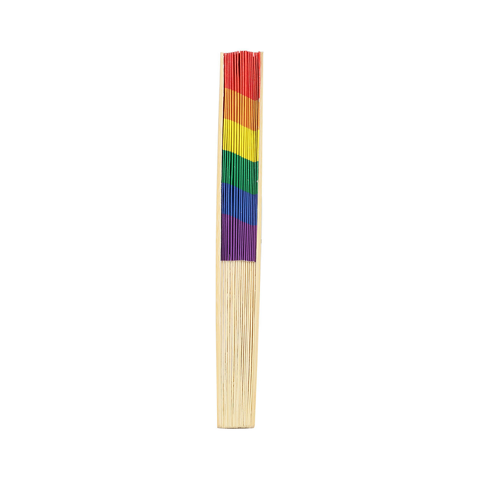 Thumbnail: GAY PRIDE PAPER AND BAMBOO FAN LGBTQ+