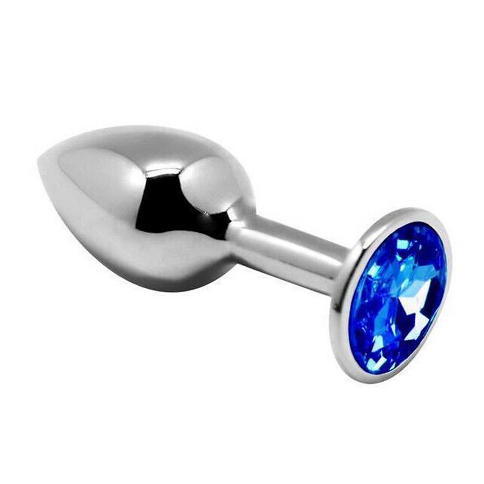 Thumbnail: JEWELED METAL BUTT PLUG ANAL PLEASURE ANAL PLAY BY ALIVE BDSM TOYS L
