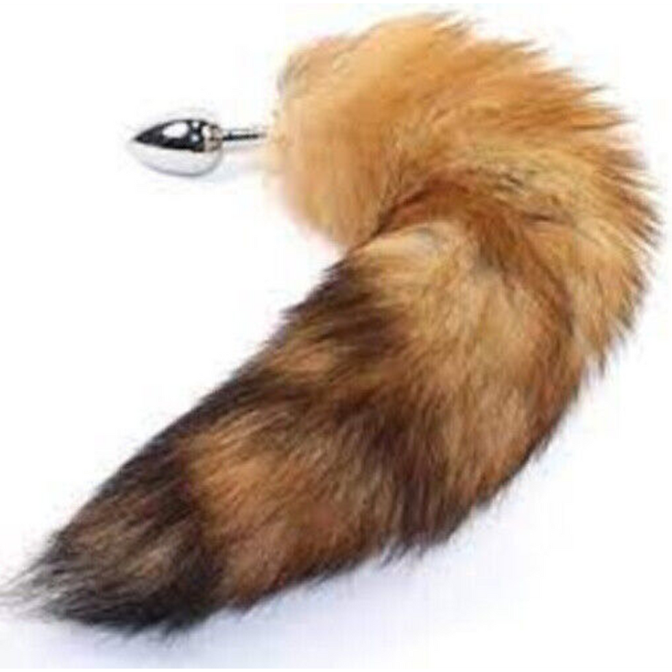 Thumbnail: BUTT PLUG FOX TAIL ANAL SET BUTT PLUG PUPPY PLAY GAY STRAIGHT ANAL SEX TOY