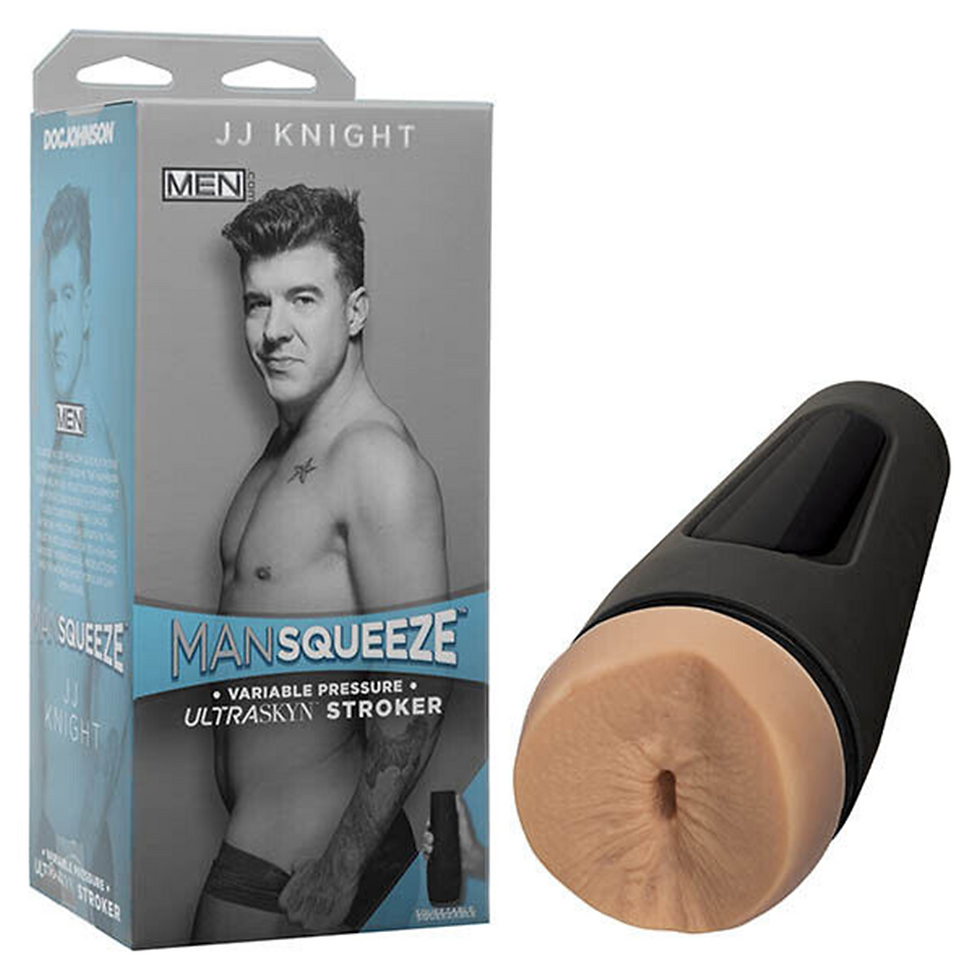 Thumbnail: MANSQUEEZE MASTURBATOR JJ KNIGHT MALE ASS STROKER ANAL FLESHLIGHT GAY STR8