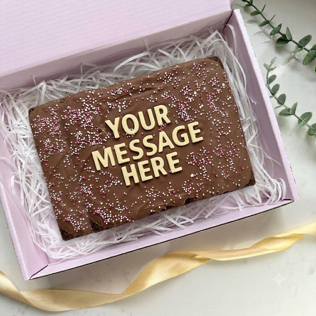 Personalised Brownie Slab