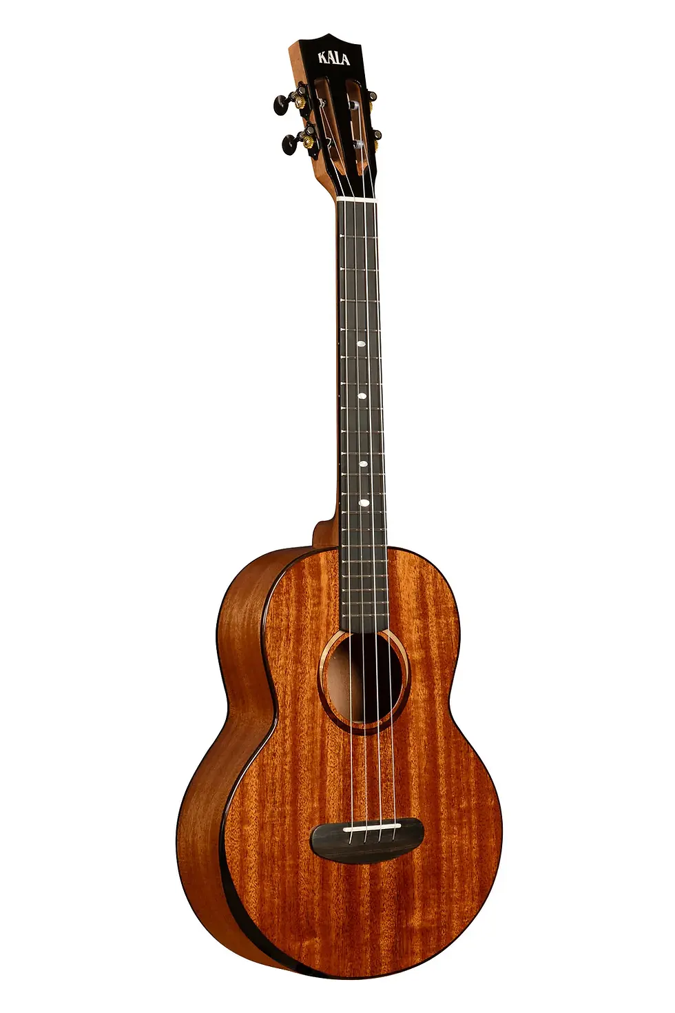 Thumbnail: KA-CT-SMH-BG Contour All Solid Gloss Mahogany Baritone Ukulele w/ Bag : Kala