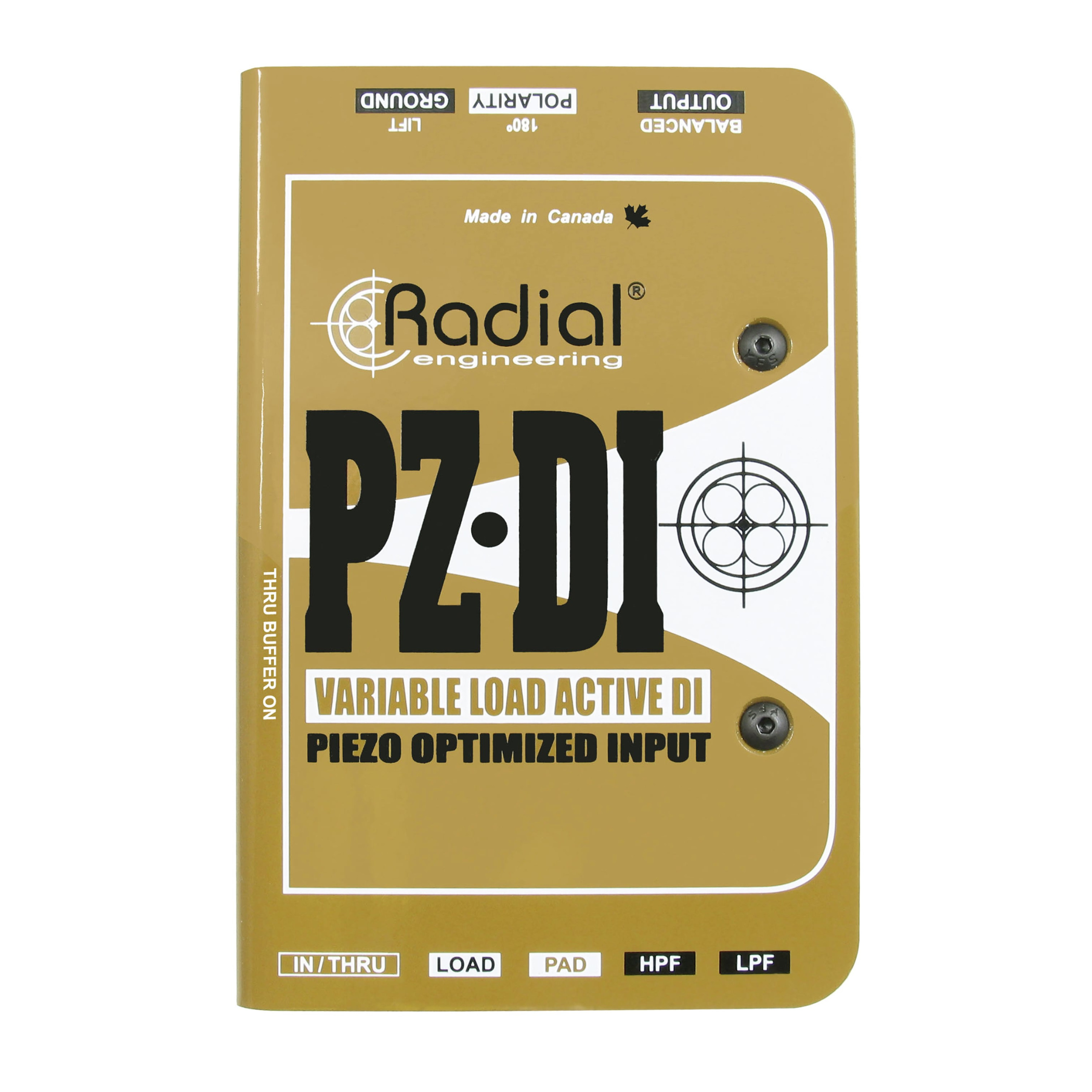 PZ-DI Piezo Optimized Active Direct Box : Radial Engineering