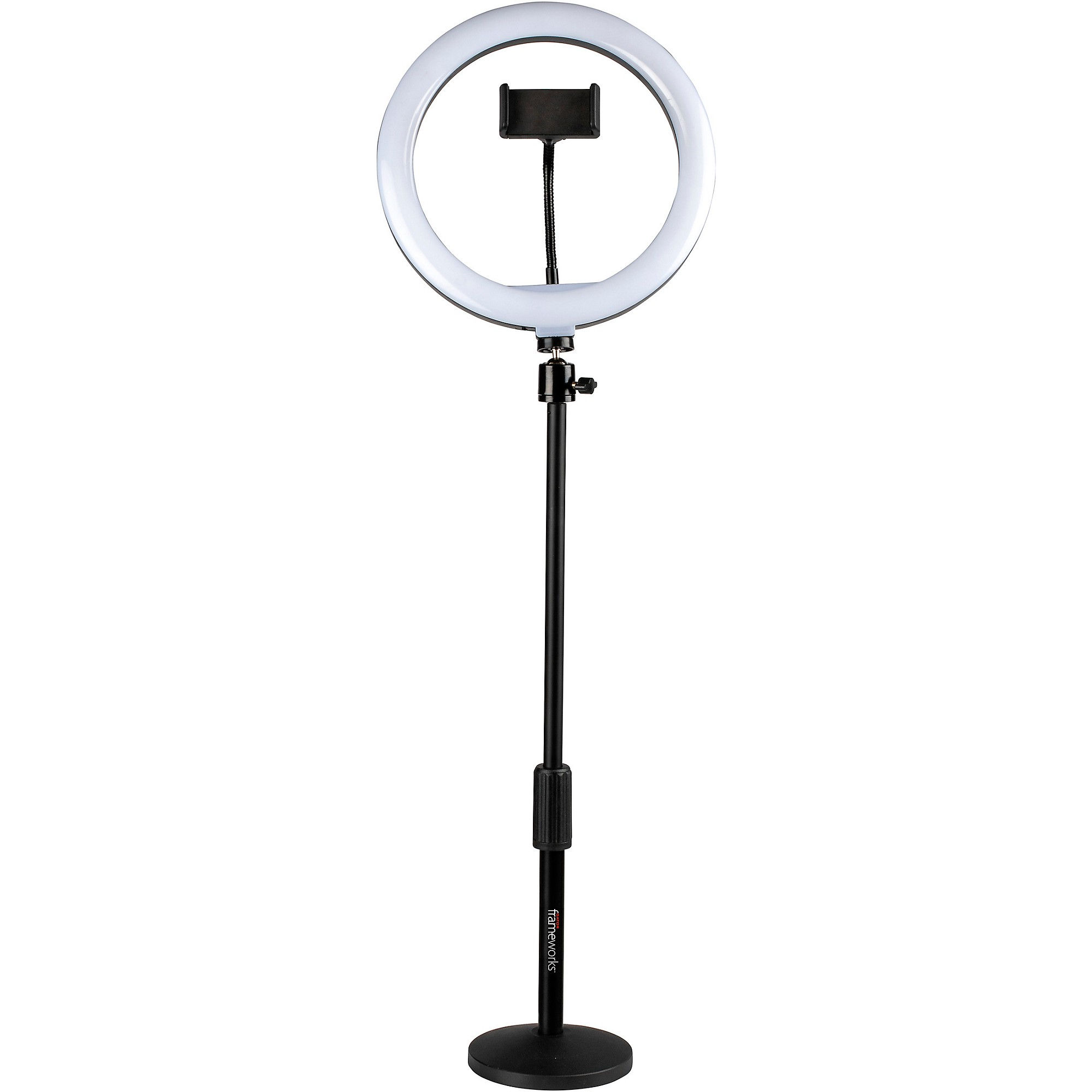 GFWRINGLIGHTDSKTP LED Desktop Ring Light Stand with Phone Holder : Gator