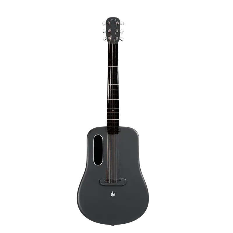 LAVA-ME3-GREY Carbon Fiber Touch Screen Acoustic-Electric Guitar : LAVA