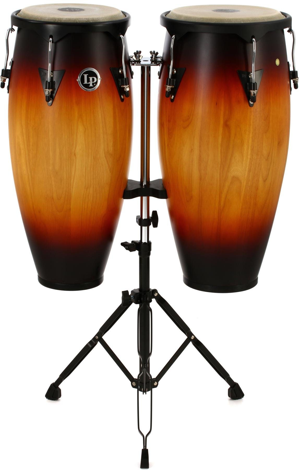 LP646NY-VSB City Series Conga Set with Stand : Latin Percussion