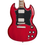 Thumbnail: SG-STD-CHERRY SG Standard Electric Guitar - Cherry : Epiphone