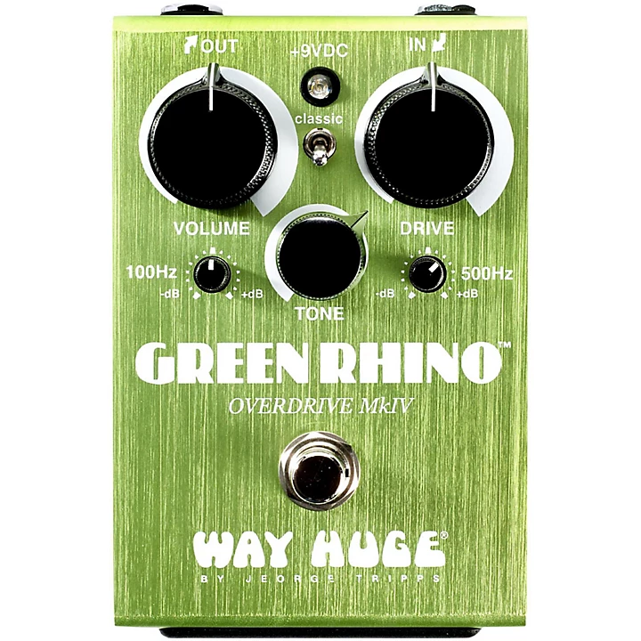 WHE207 Green Rhino Mini MK4 Overdrive Guitar Effects Pedal : Way Huge