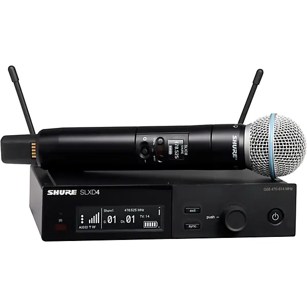 SLXD24/B58-G58 Wireless Vocal System With BETA 58 Band G58 : Shure