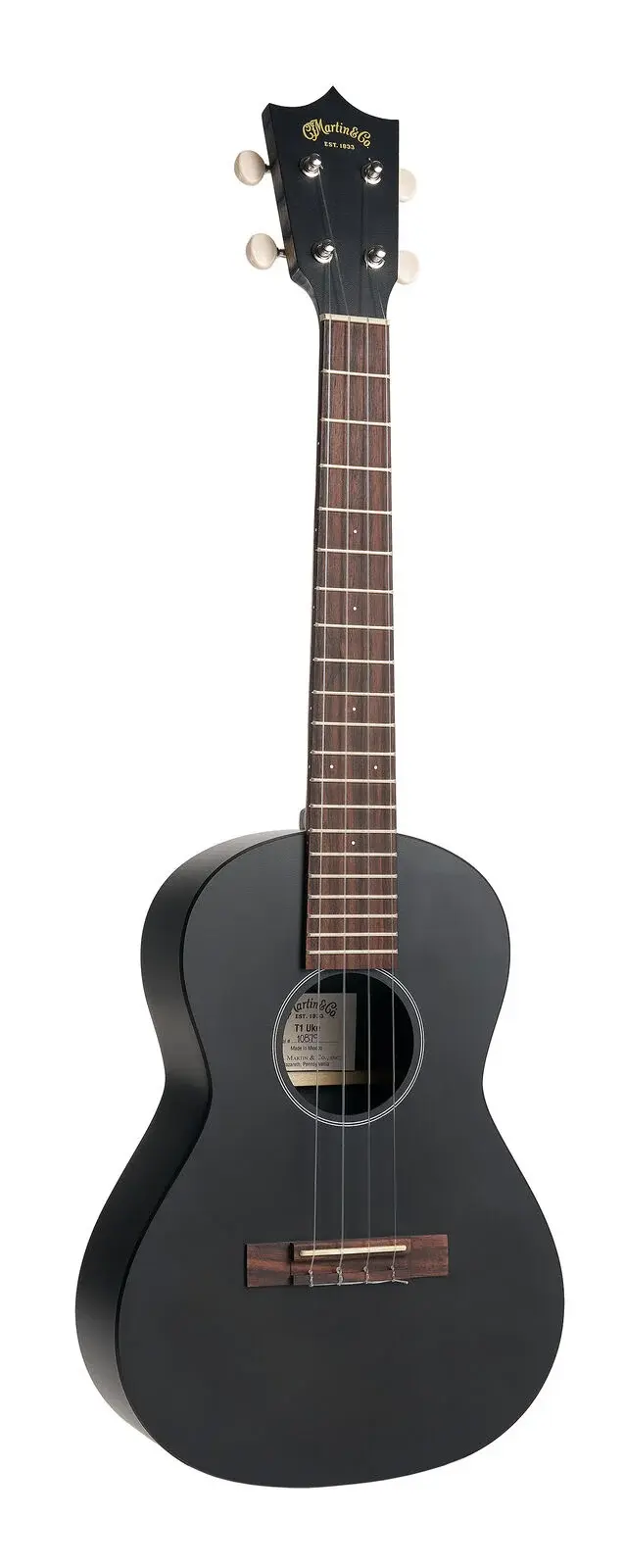 0XTENORUKEBLACK Tenor Uke Martin Bounty Music