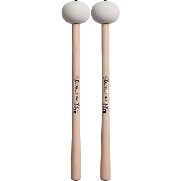 MB4H Corpsmaster Marching Bass Mallets - Hard Extra Large : Vic Firth