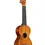 Thumbnail: KA-F8D-KOA-S Pan Pacific Deluxe Solid Koa Figure 8 Soprano Ukulele w/ Bag : Kala