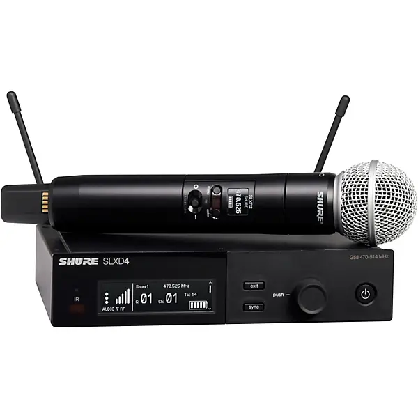 SLXD24/SM58-J52 Wireless Vocal Microphone System With SM58 Band G58 : Shure