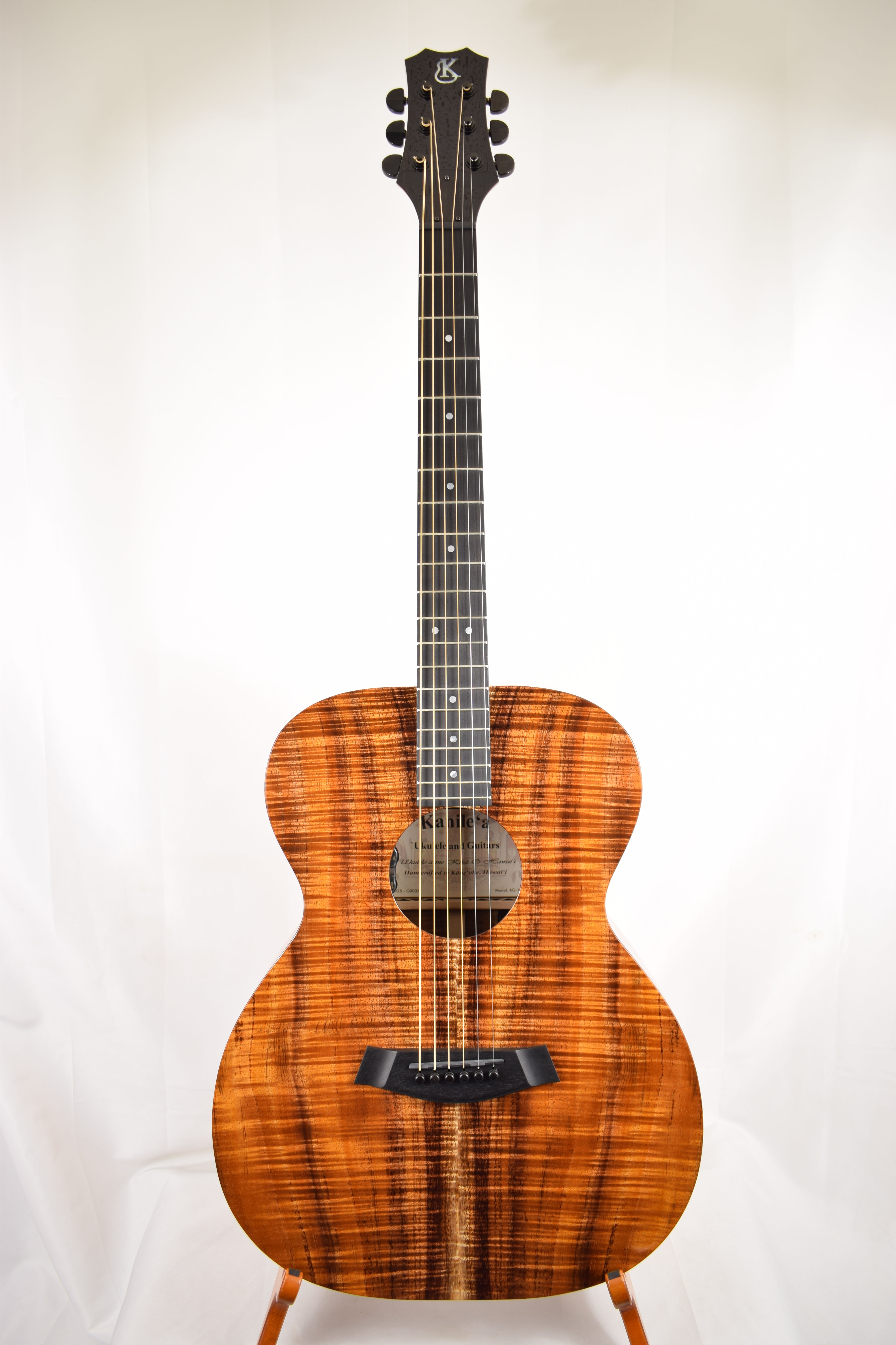KG-1-PRO-LRB A/E Solid Premium Koa Guitar : Kanile'a