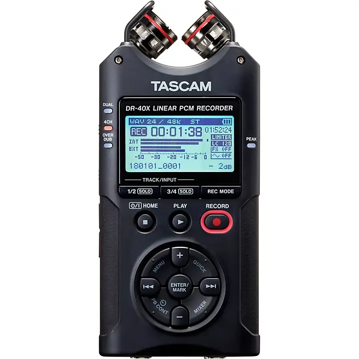 DR-40X Portable Digital Recorder : Tascam