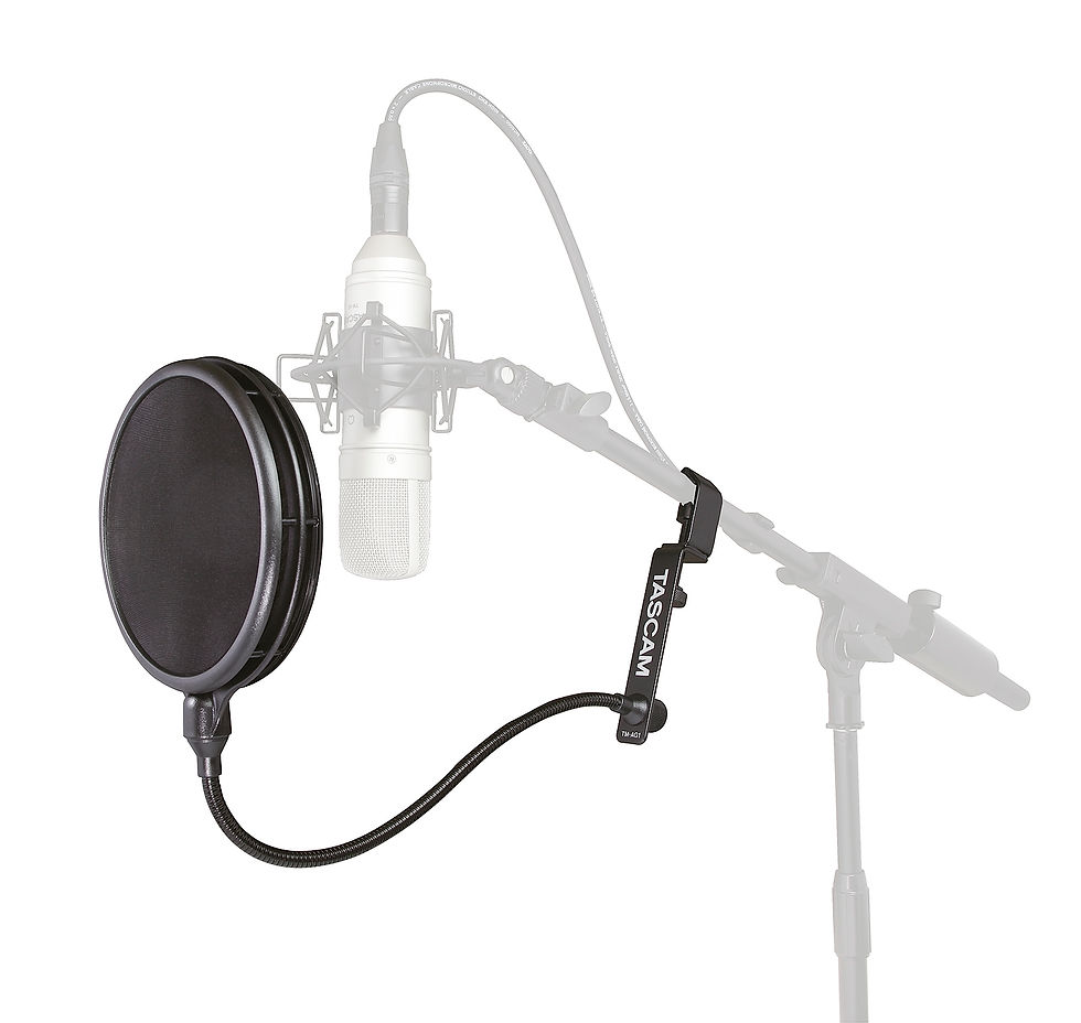 TM-AG1 Microphone Pop Filter : Tascam