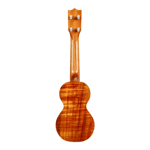 KA-F8-KOA-S Pan Pacific Solid Koa Figure 8 Soprano Ukulele w/ Bag