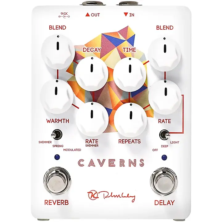Caverns V2 Delay/Reverb Effects Pedal : Keeley