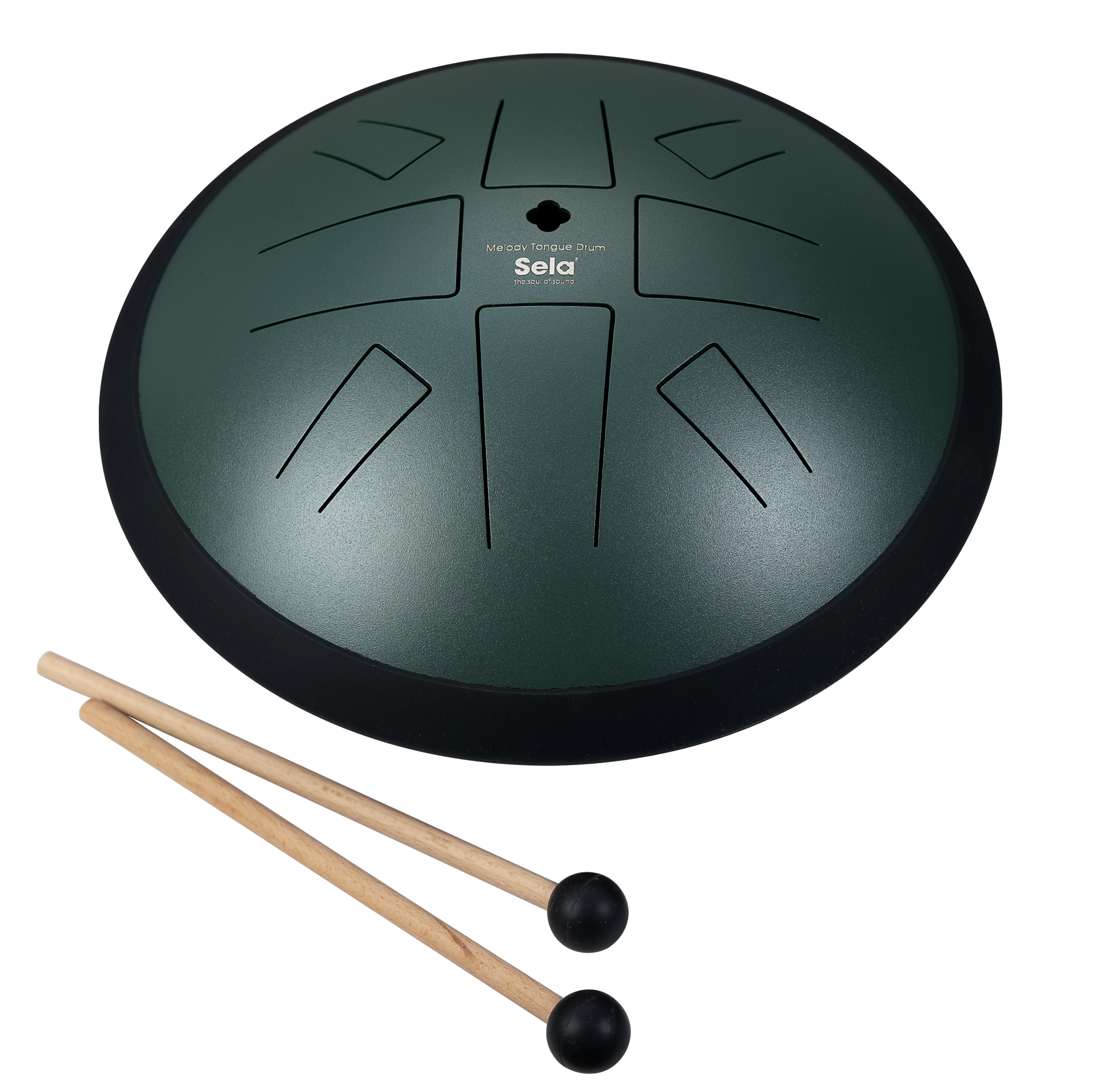 SE373 Melody Tongue Drum 10“ C Golden Gate Dark Green : Sela