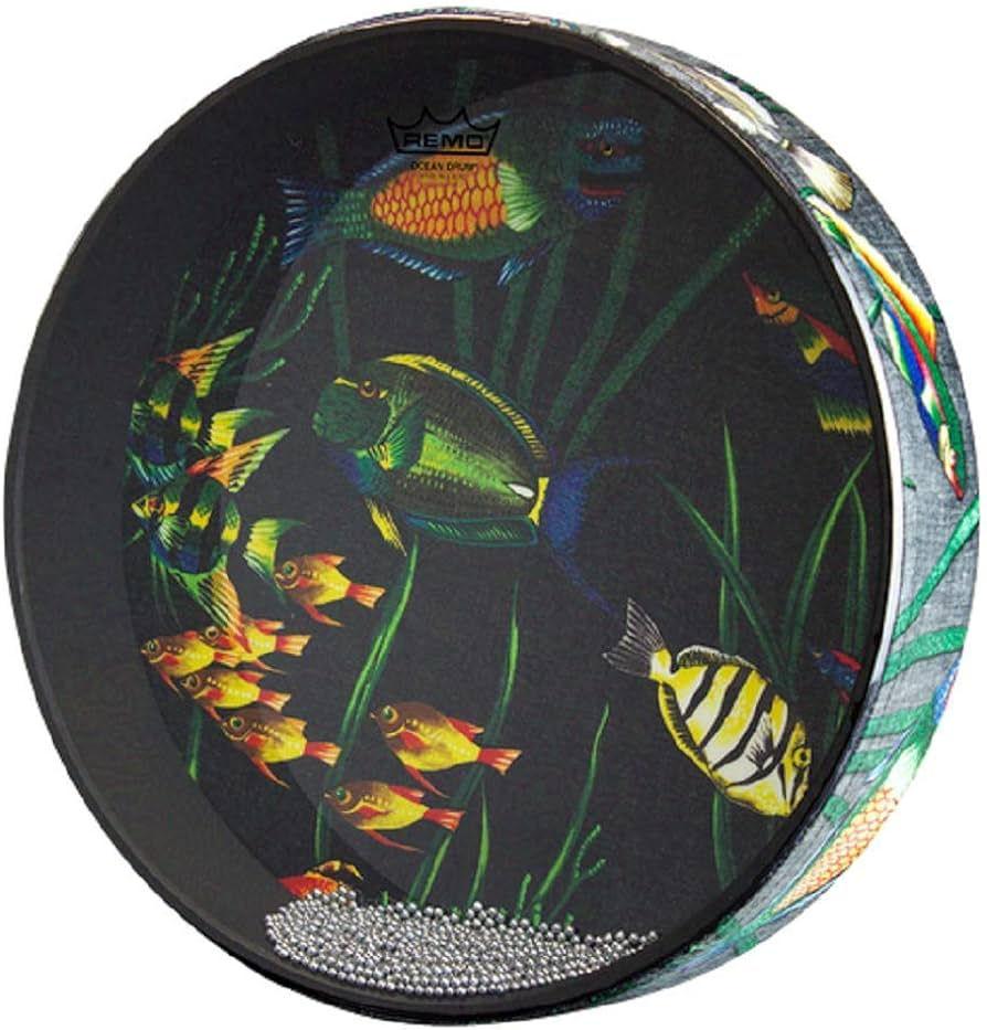 ET-0212-10 Ocean Drum Fish Heads 2.5 In x 12 In : Remo